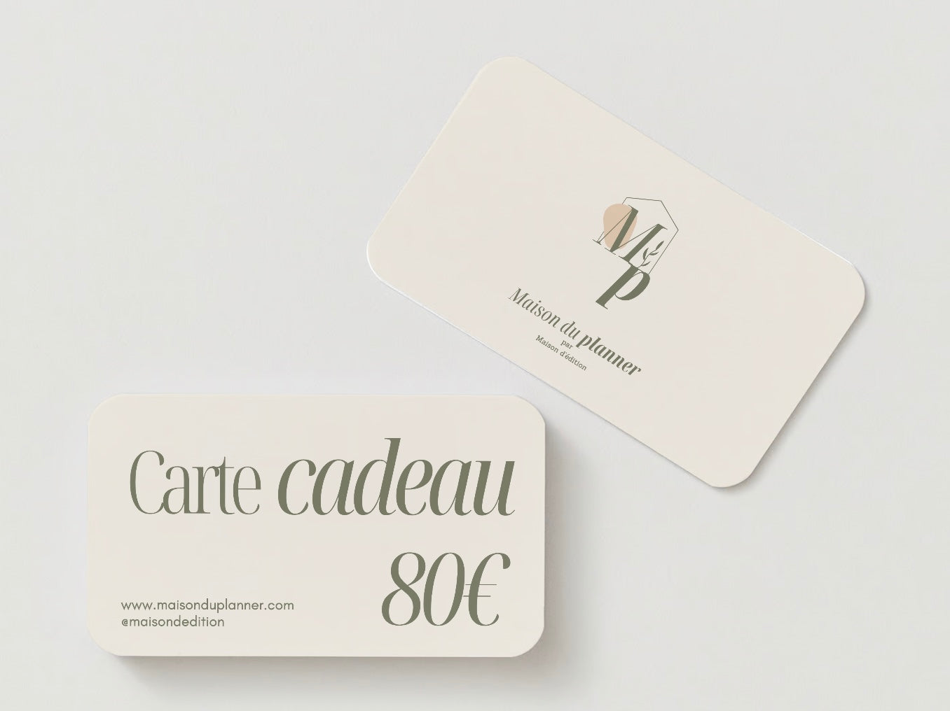 ♡ Carte cadeau Maison du Planner