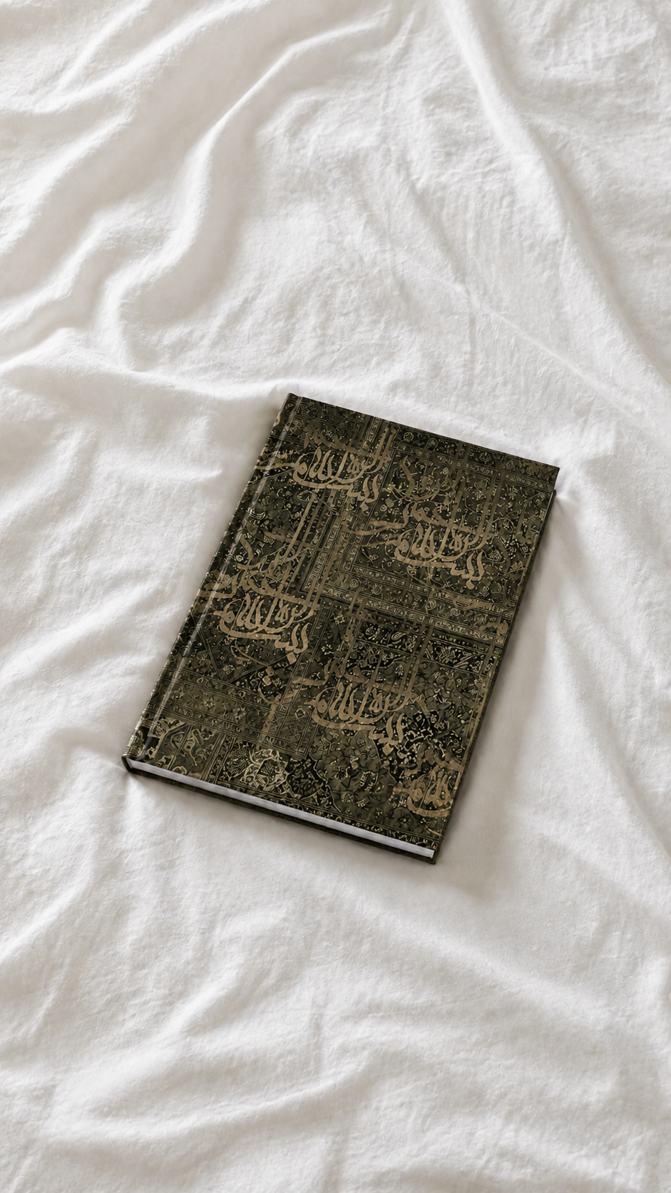 Carnet de note - Lignes de Lumière - 120 pages (relié)|Kaki / Beige