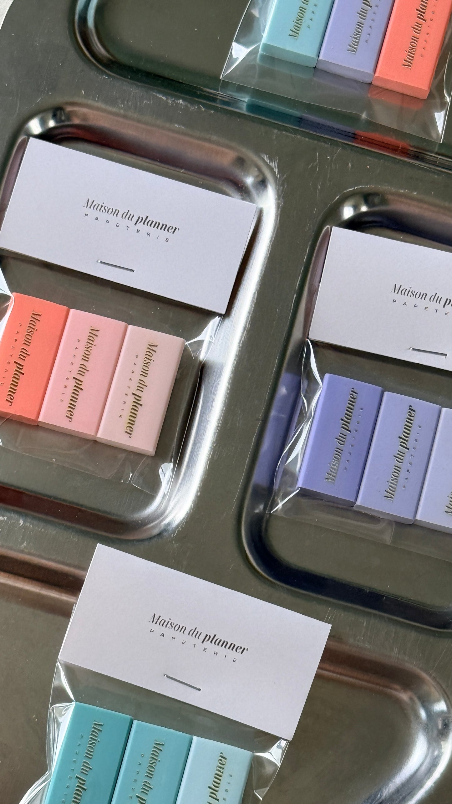 Trio de gommes