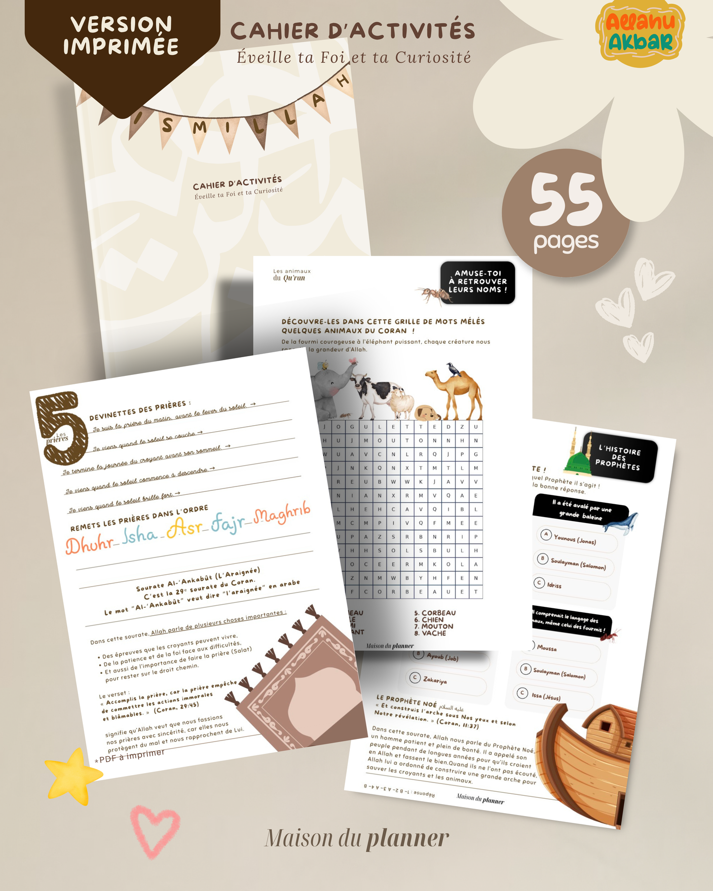 Cahier d’Activités - Éveille la Foi et la Curiosité de ton Enfant