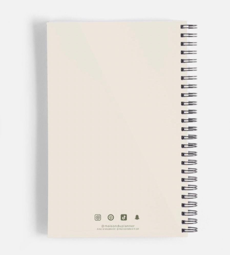 Carnet de note à spirale Al-Amal (L’Espoir) - 80 Pages