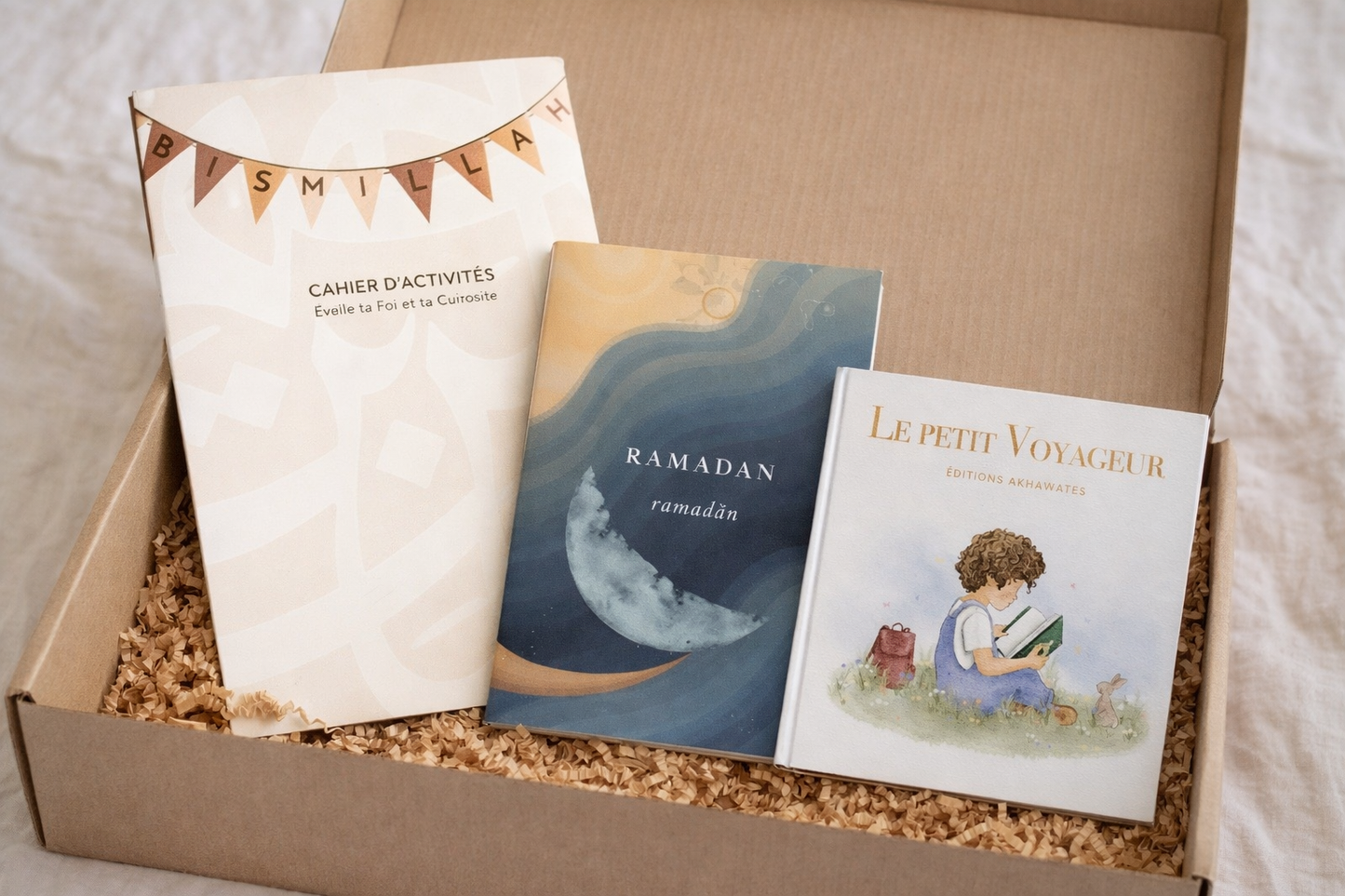 Pack Maison du Planner x Editions Akhawates - Ramadan planner, Cahier d’Activités & Le petit voyageur en exclusivité