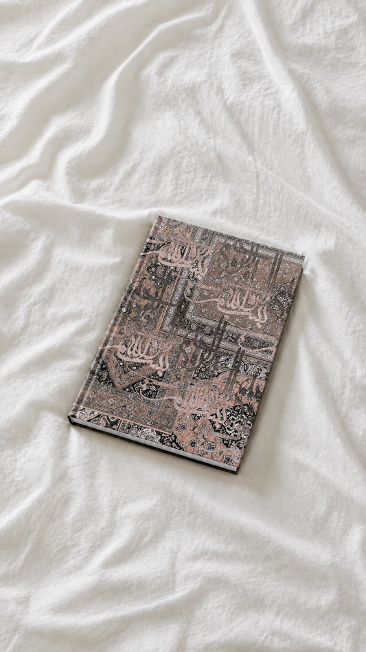 Carnet de note - Lignes de Lumière - 120 pages (relié)｜Rose