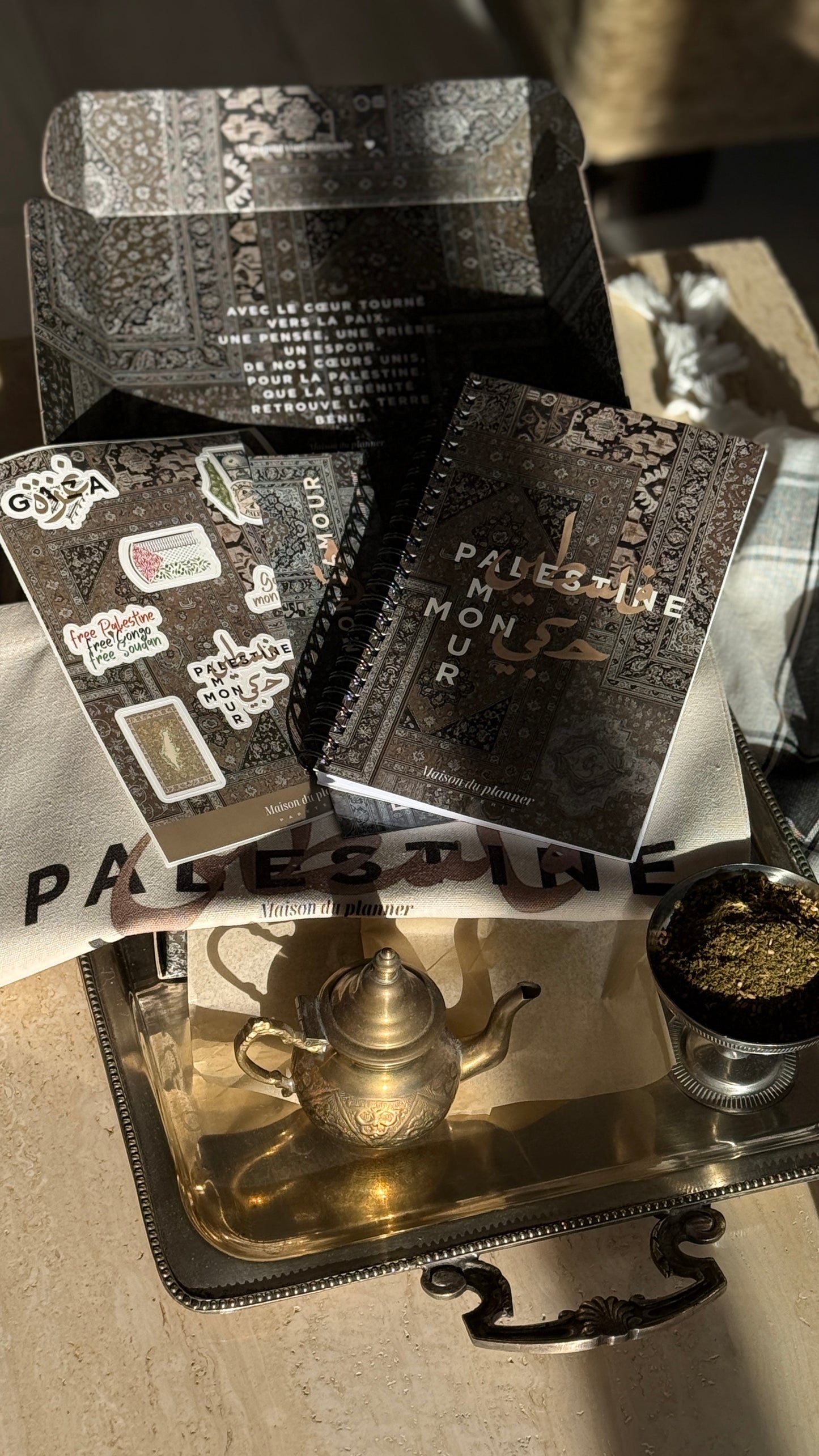 Box Palestine mon amour - Édition Limitée - SANS planner