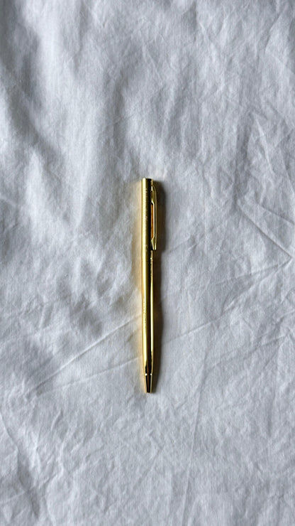 Stylos à bille en métal doré - Shukr شكر - Gratitude