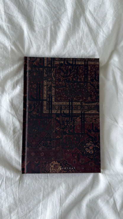 Carnet de note - Lignes de Lumière - 120 pages (relié)｜Grenat Noir