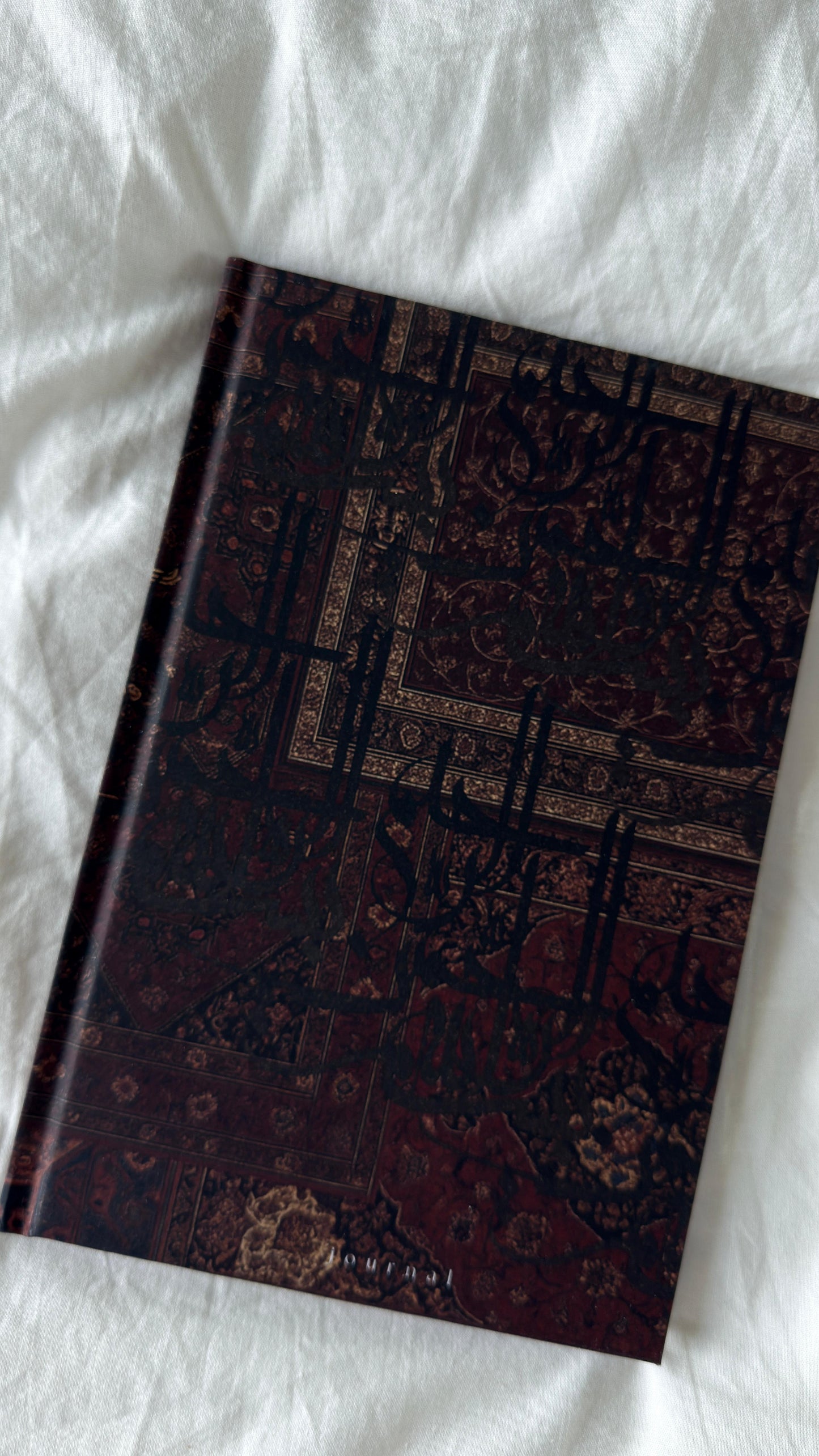 Carnet de note - Lignes de Lumière - 120 pages (relié)｜Grenat Noir