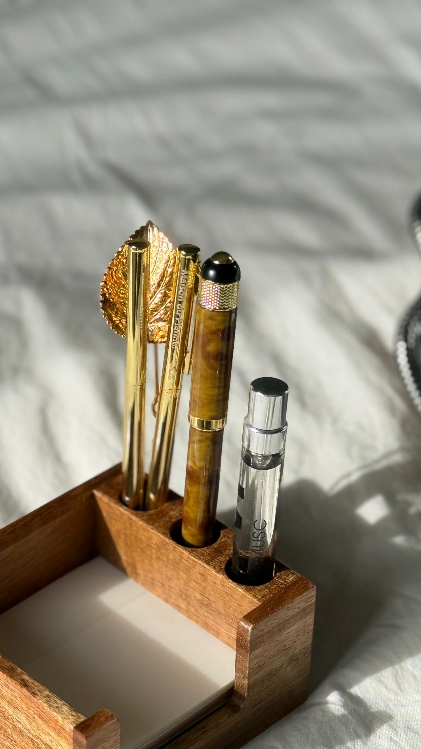 Stylos à bille en métal doré - Shukr شكر - Gratitude
