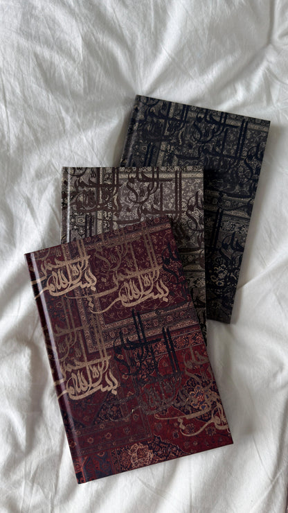 Carnet de note - Lignes de Lumière - 120 pages (relié)｜Pourpre