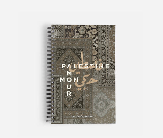 Carnet de note à spirale Palestine mon amour - 80 Pages