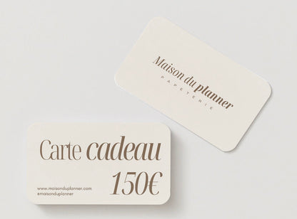 ♡ Carte cadeau Maison du Planner
