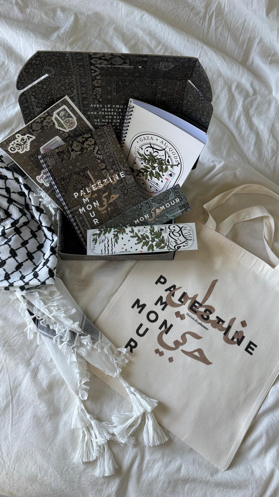 Box Souvenir Palestine - Palestine mon amour + Al Amal - 2 collections