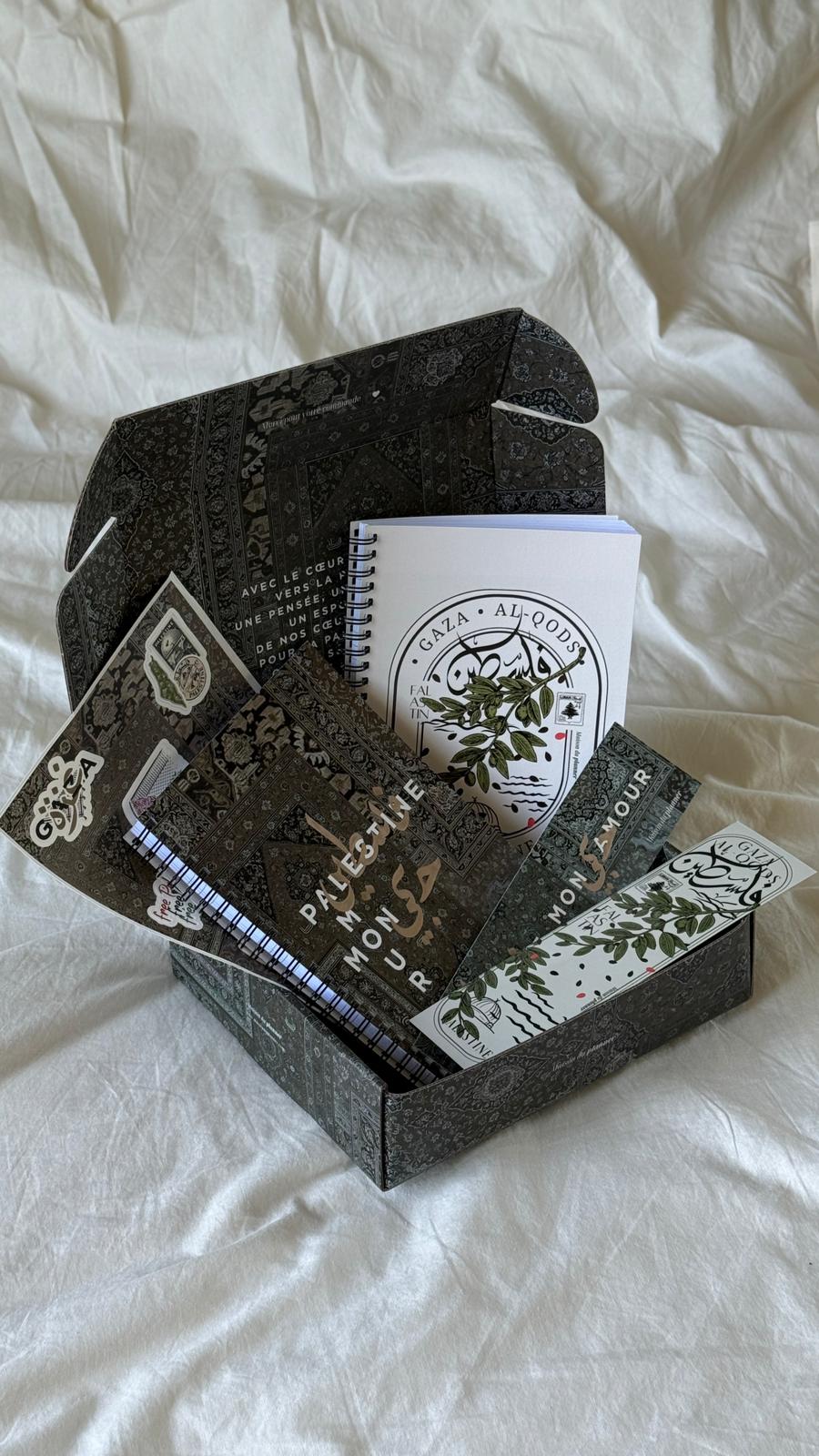 Box Souvenir Palestine - Palestine mon amour + Al Amal - 2 collections