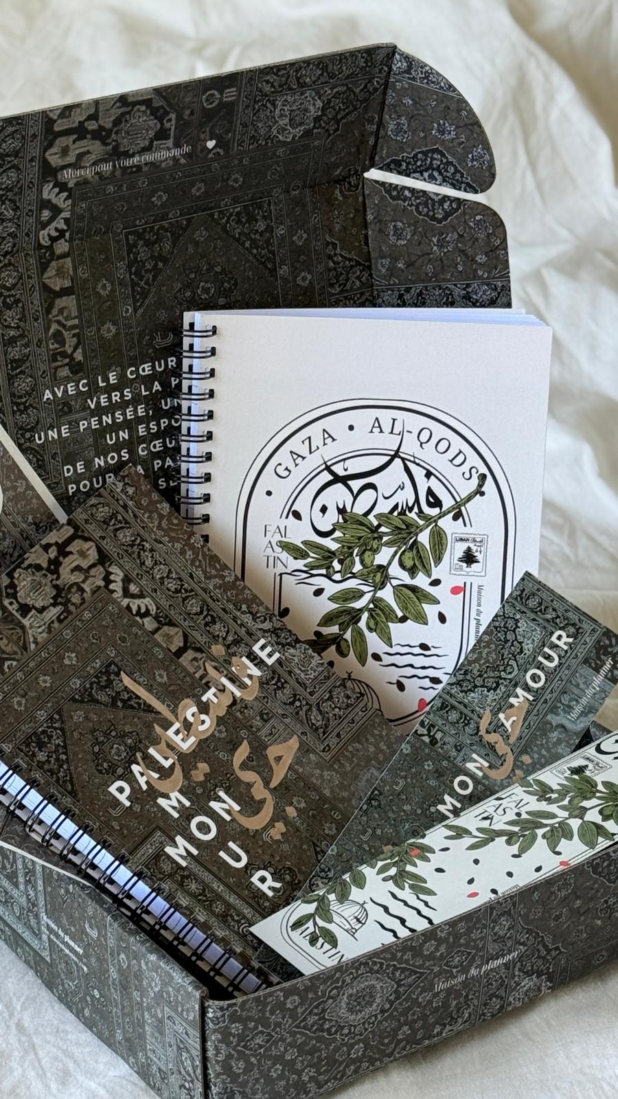 Box Souvenir Palestine - Palestine mon amour + Al Amal - 2 collections