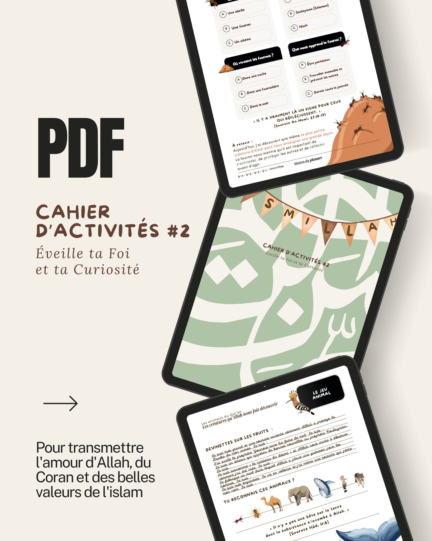 Cahier d’Activités #2 - Éveille la Foi et la Curiosité de ton Enfant !