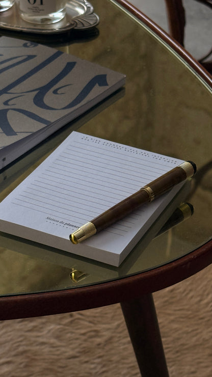 Bloc-notes « Le bien commence par une intention »