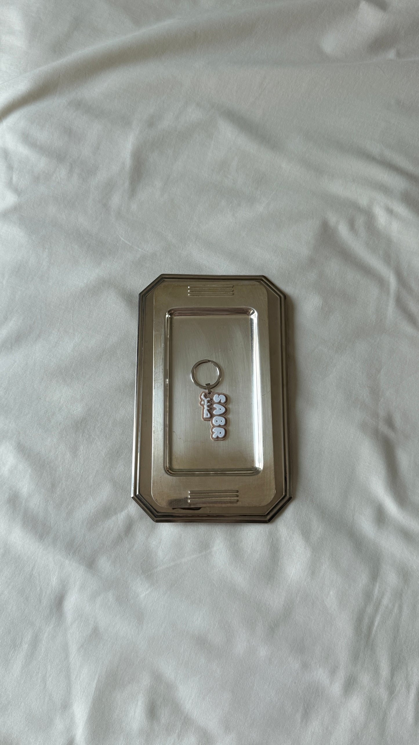 Porte-clés - Sabr 3D – Beige