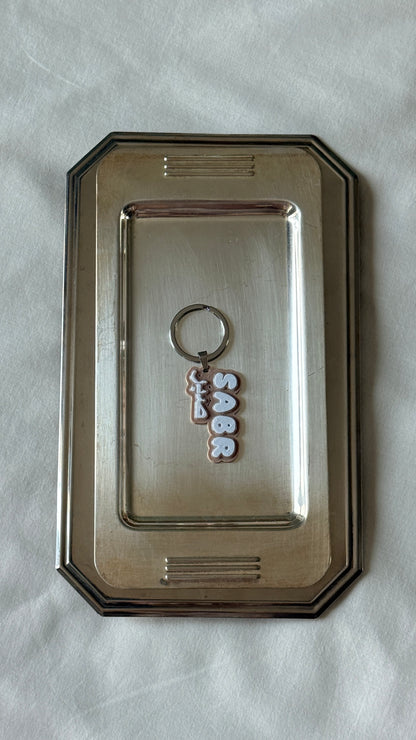 Porte-clés - Sabr 3D – Beige