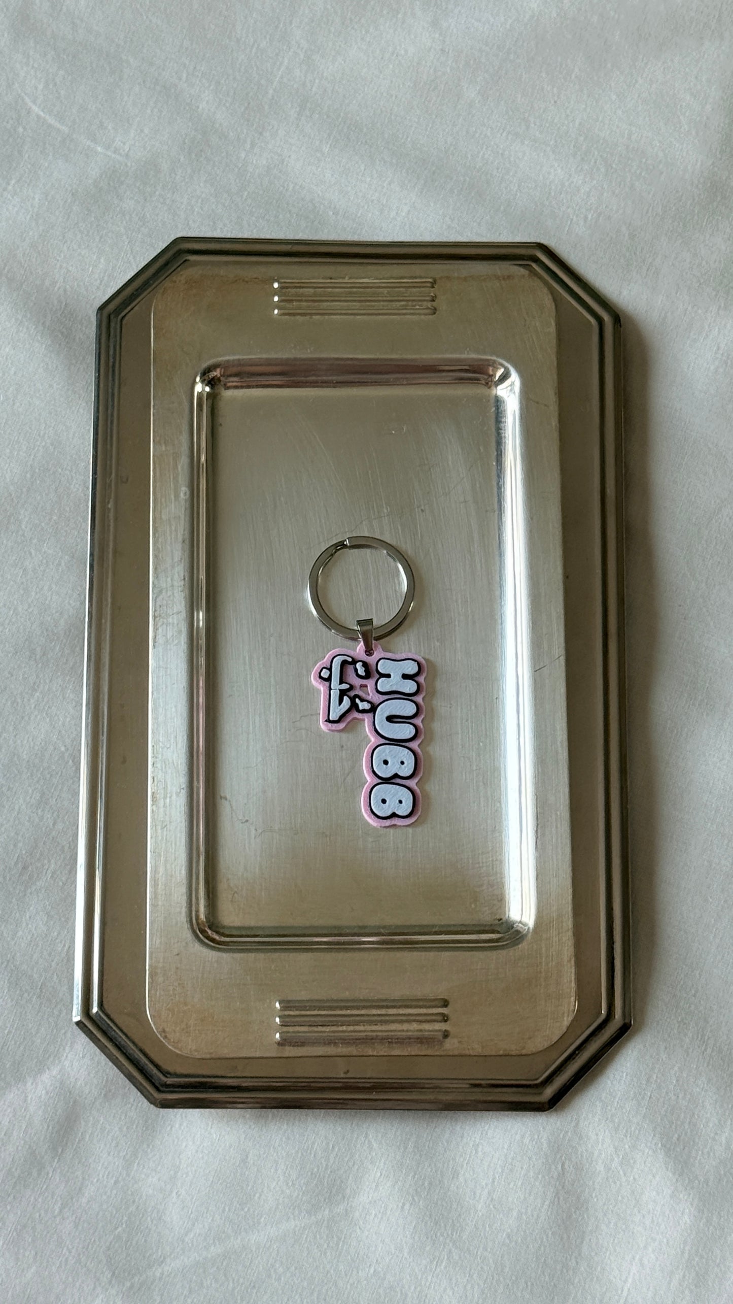 Porte-clés - Hubb 3D – Rose