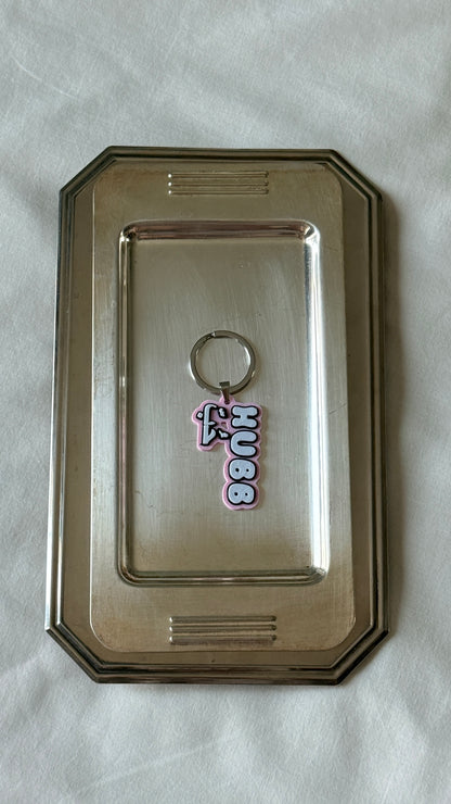 Porte-clés - Hubb 3D – Rose