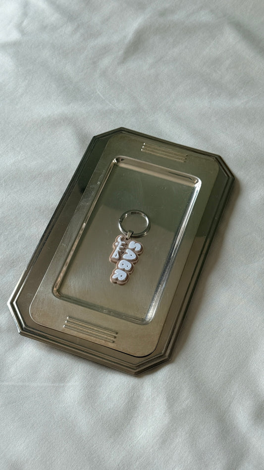 Porte-clés - Sabr 3D – Beige