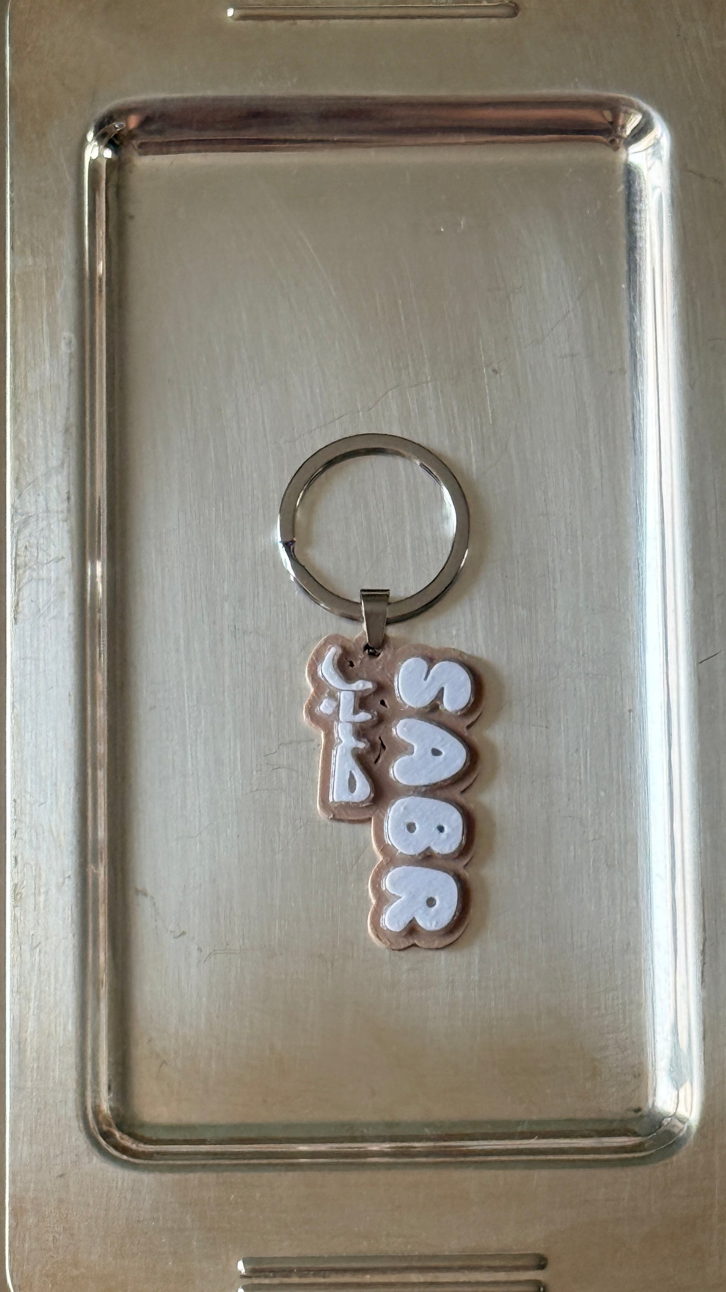 Porte-clés - Sabr 3D – Beige