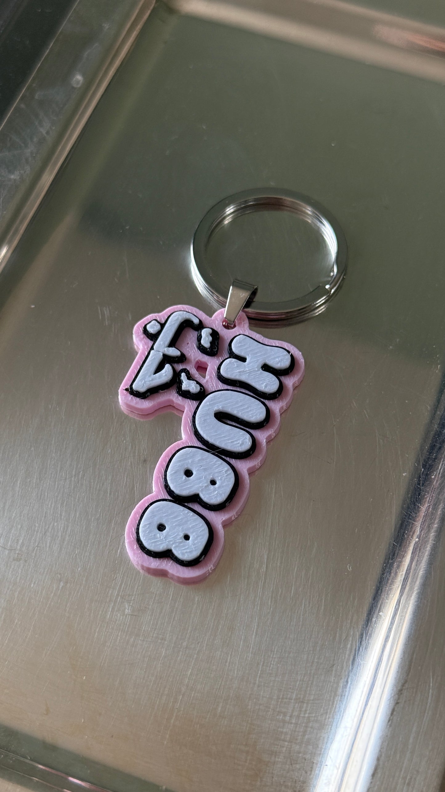 Porte-clés - Hubb 3D – Rose