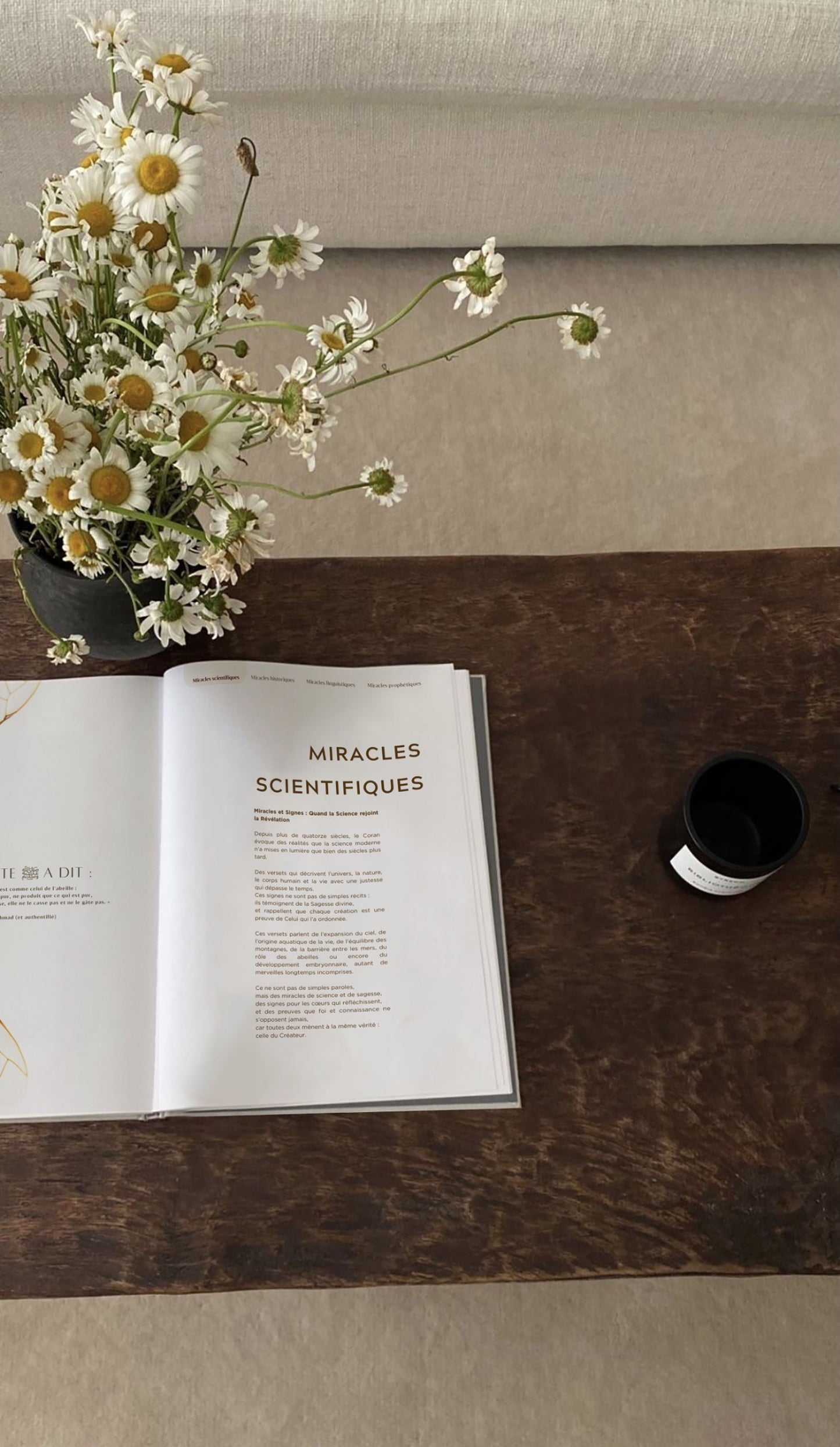 Les miracles du Qu’ran - Muʿjizāt al-Qur’ān - Édition beige (Relié)