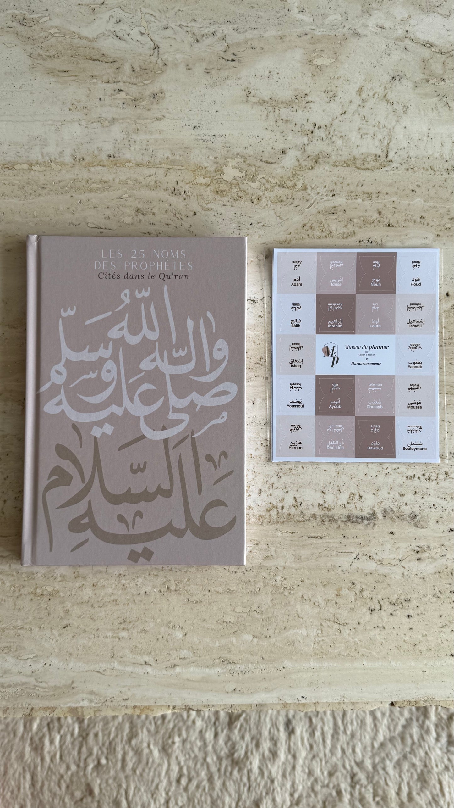 Onglets Les 25 Prophètes cités dans le Qu'ran